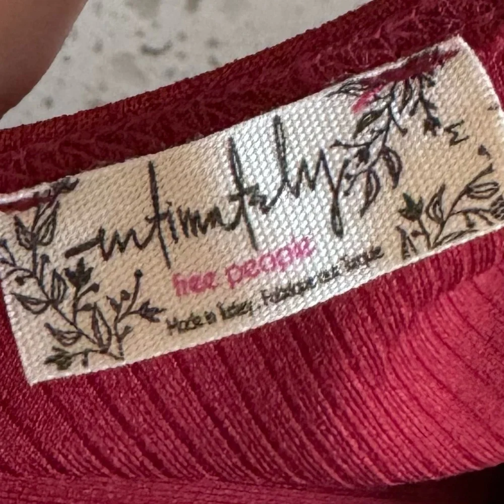 Free People Lace Red Bodysuit - Picture 8 of 8